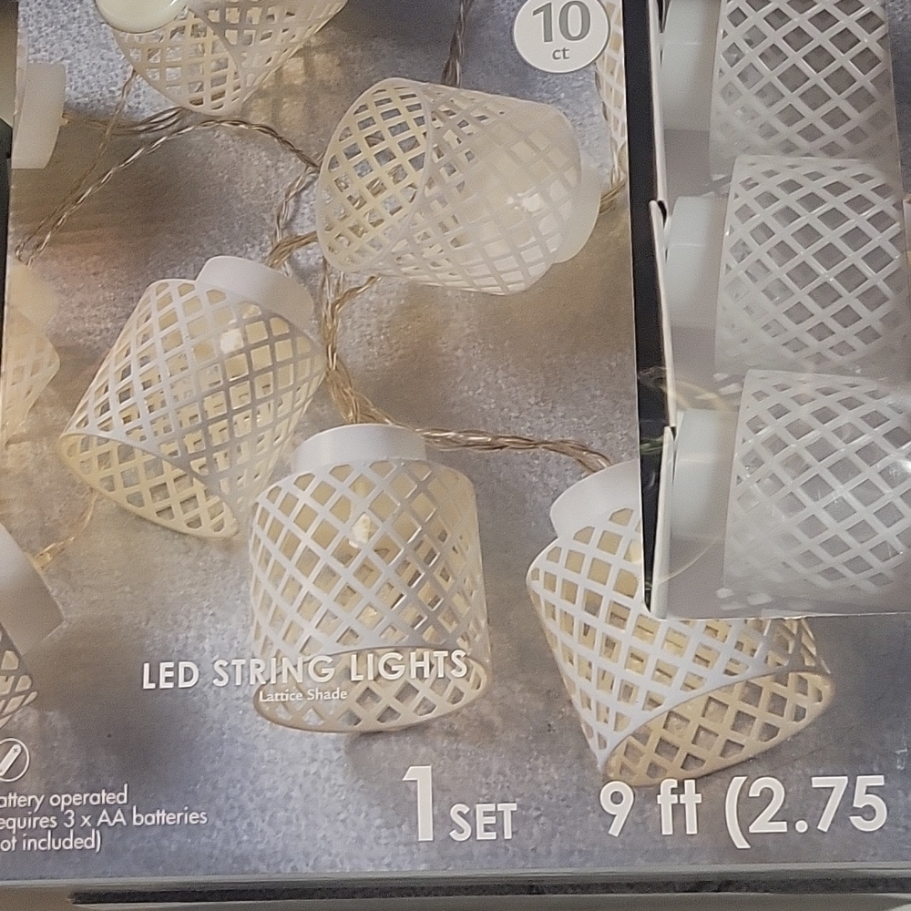 Lattice Shade LED String Lights